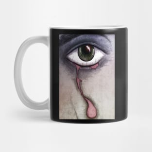 A flowing tear Mug